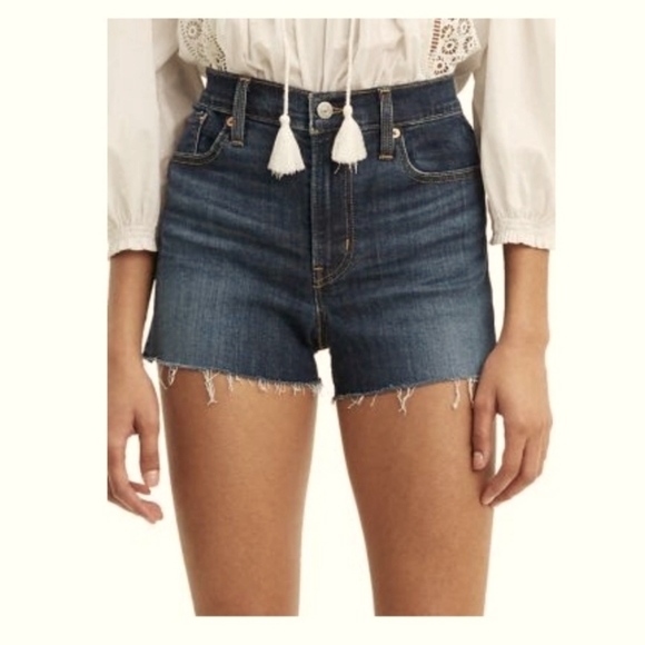 LEVI'S 501 high-rise jean shorts - Picture 1 of 3
